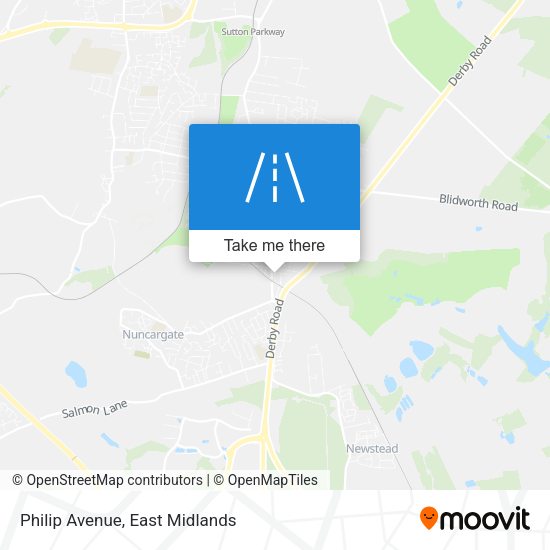 Philip Avenue map