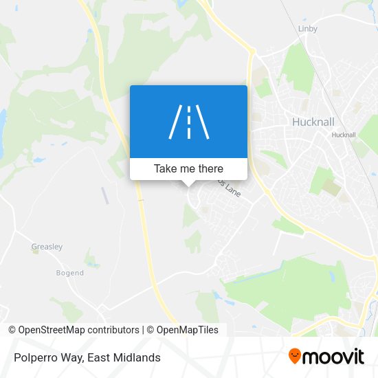Polperro Way map