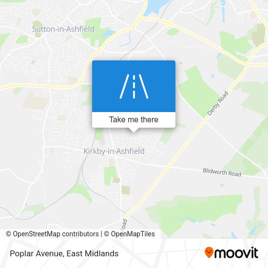 Poplar Avenue map