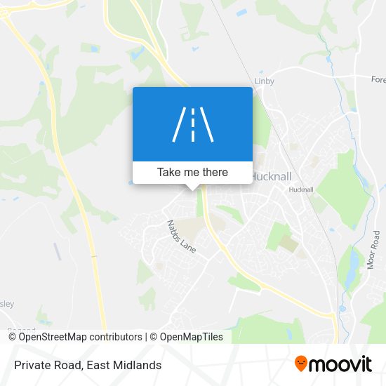 Private Road map