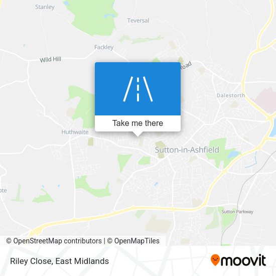 Riley Close map