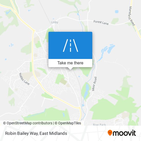 Robin Bailey Way map