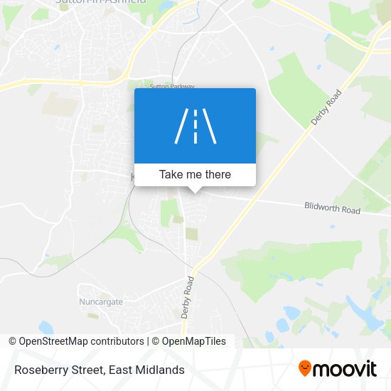 Roseberry Street map