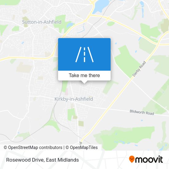 Rosewood Drive map