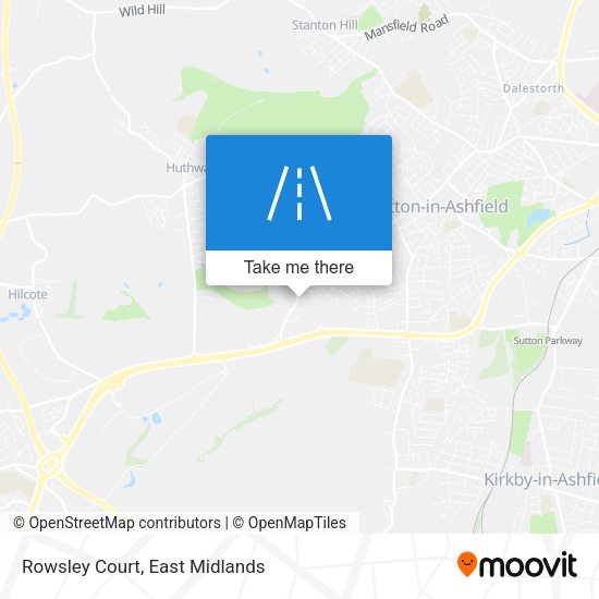 Rowsley Court map
