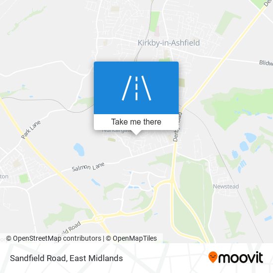 Sandfield Road map