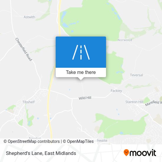 Shepherd's Lane map