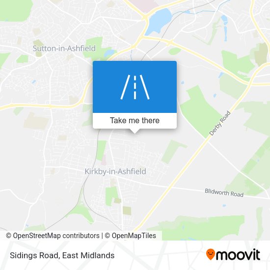 Sidings Road map