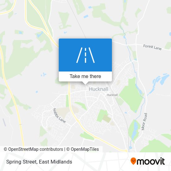 Spring Street map