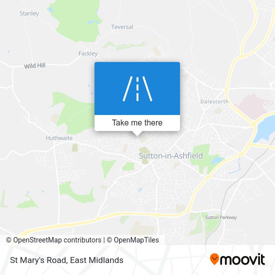 St Mary's Road map