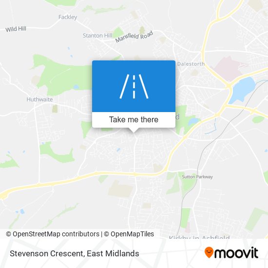 Stevenson Crescent map