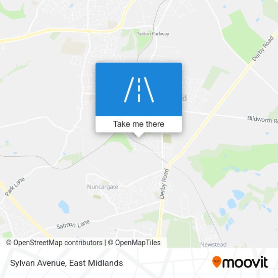 Sylvan Avenue map