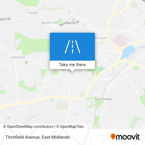 Titchfield Avenue map