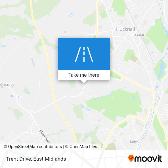Trent Drive map