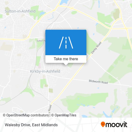 Walesby Drive map