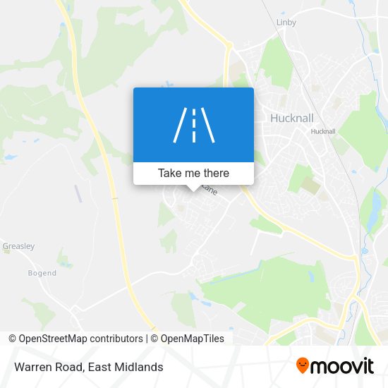 Warren Road map