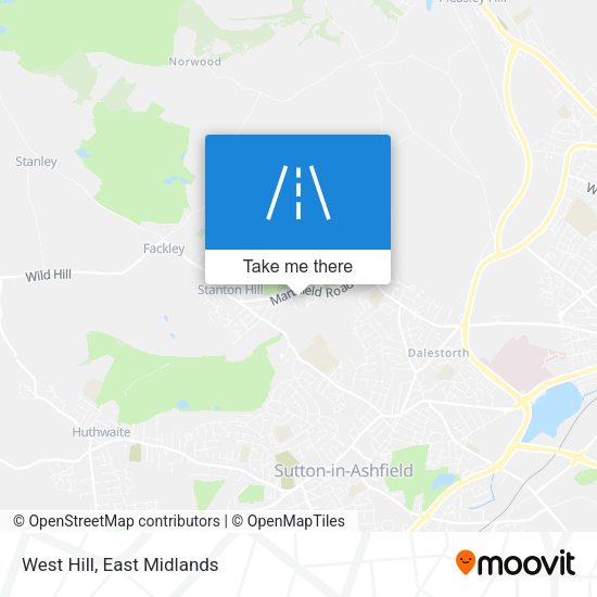 West Hill map