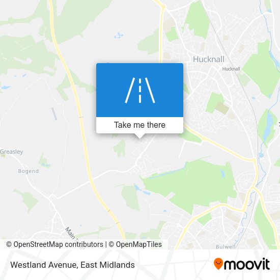 Westland Avenue map