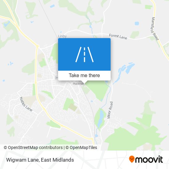 Wigwam Lane map