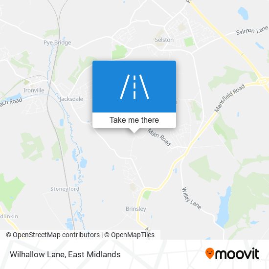 Wilhallow Lane map