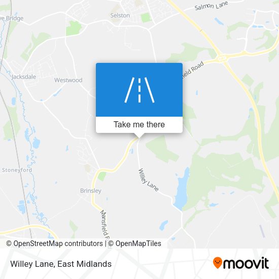 Willey Lane map