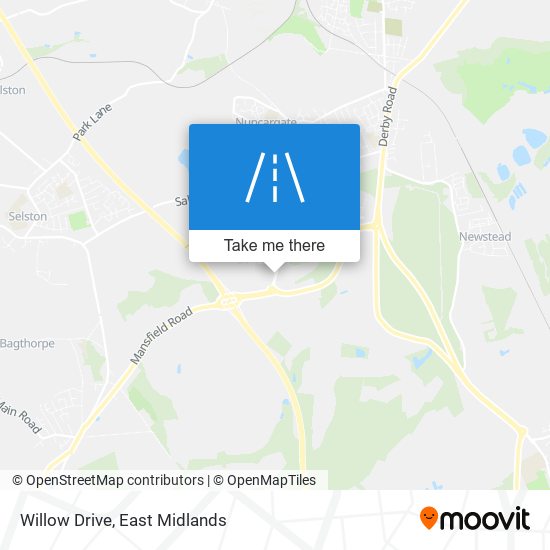 Willow Drive map