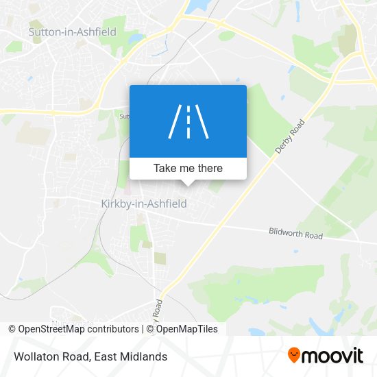 Wollaton Road map