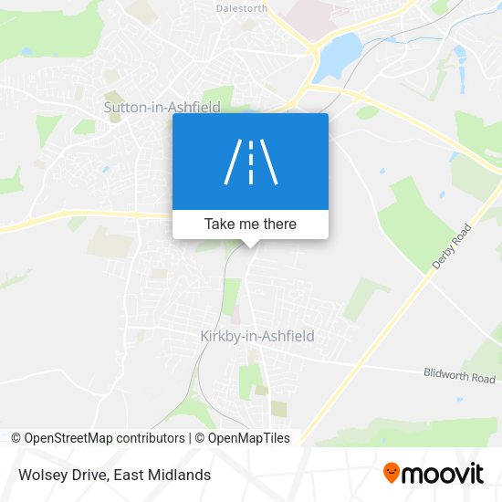 Wolsey Drive map