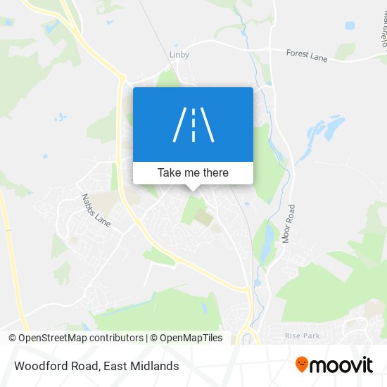 Woodford Road map