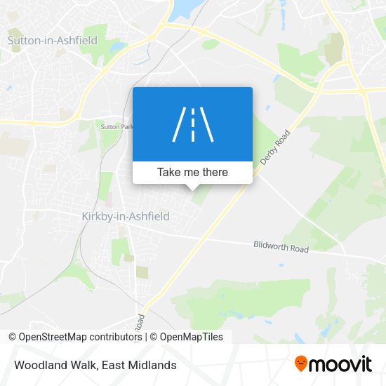 Woodland Walk map