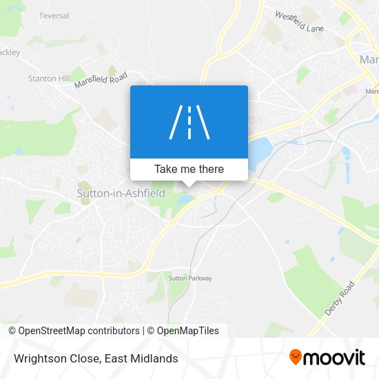 Wrightson Close map