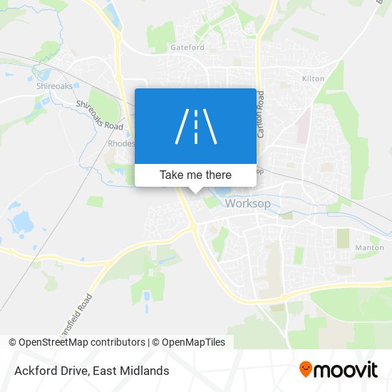 Ackford Drive map