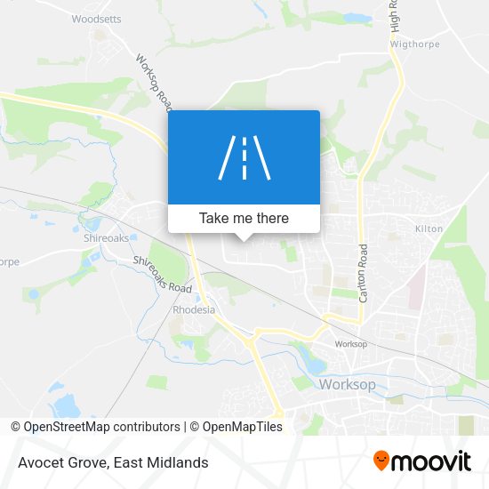 Avocet Grove map