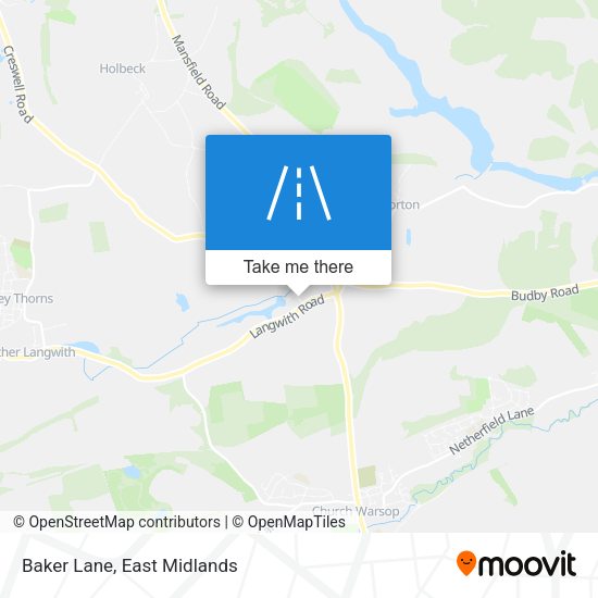 Baker Lane map