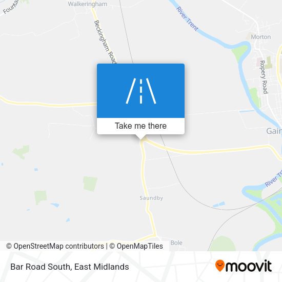 Bar Road South map