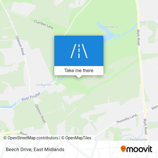 Beech Drive map