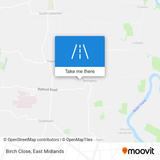 Birch Close map