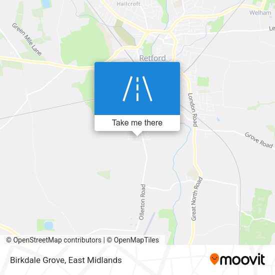 Birkdale Grove map