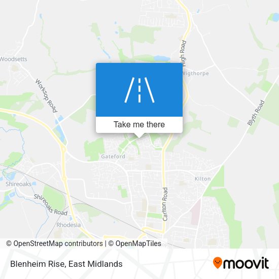Blenheim Rise map