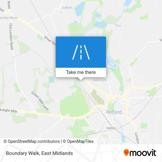 Boundary Walk map