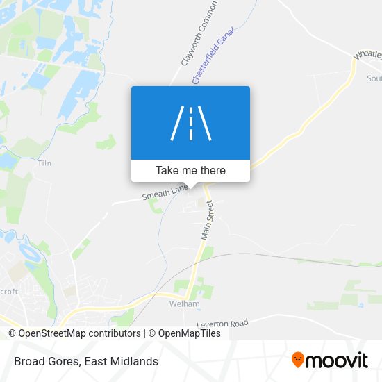 Broad Gores map
