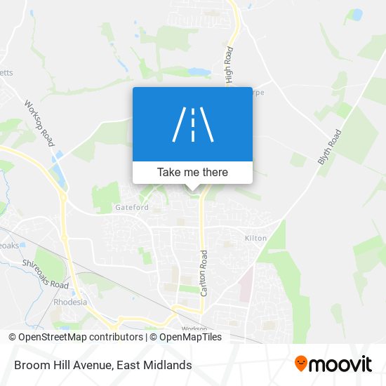 Broom Hill Avenue map