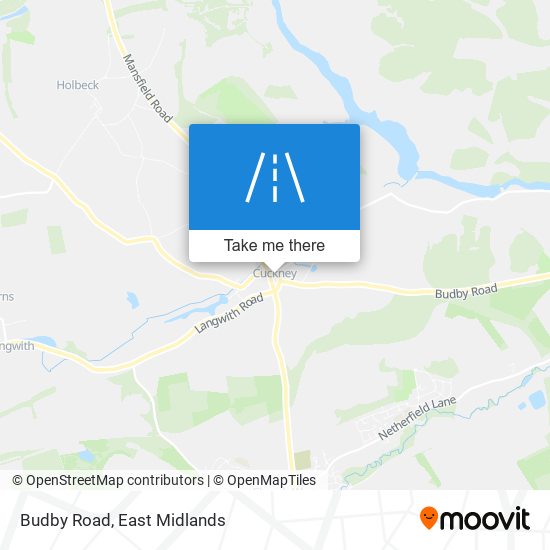 Budby Road map