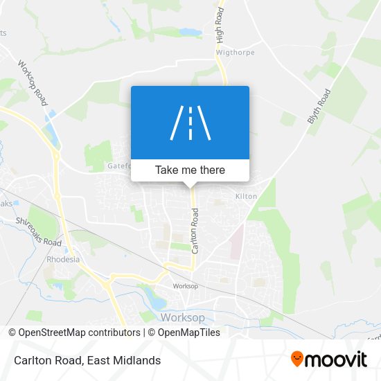 Carlton Road map