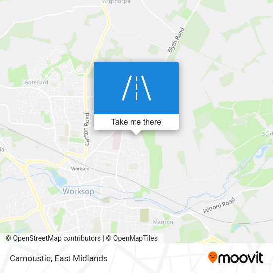 Carnoustie map