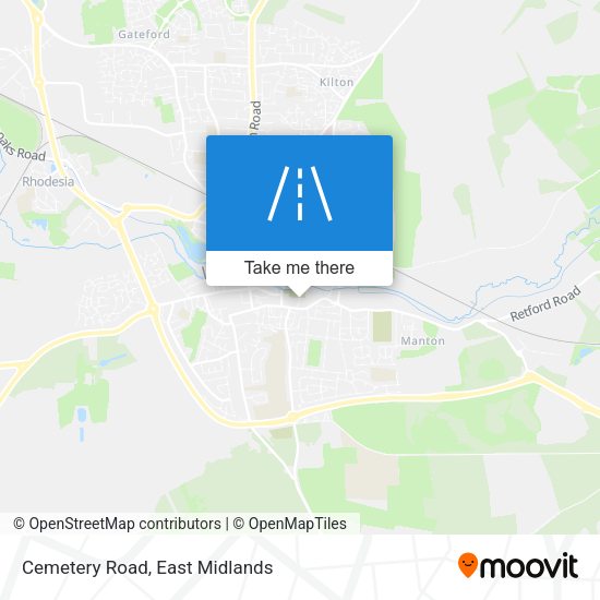Cemetery Road map