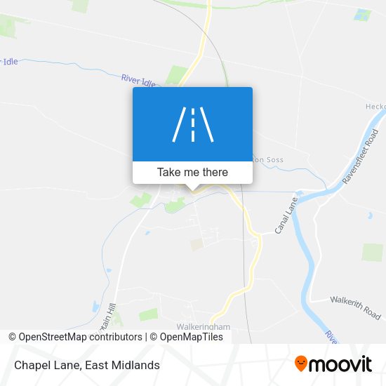 Chapel Lane map