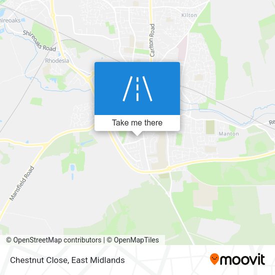 Chestnut Close map