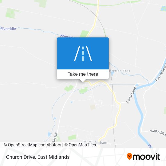 Church Drive map