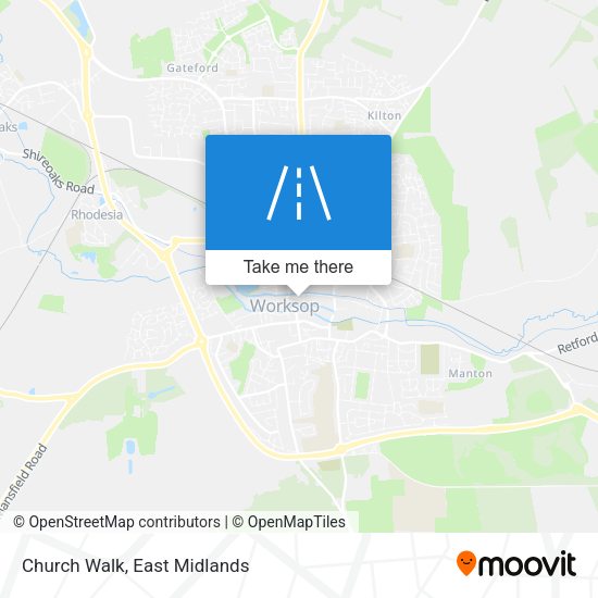 Church Walk map